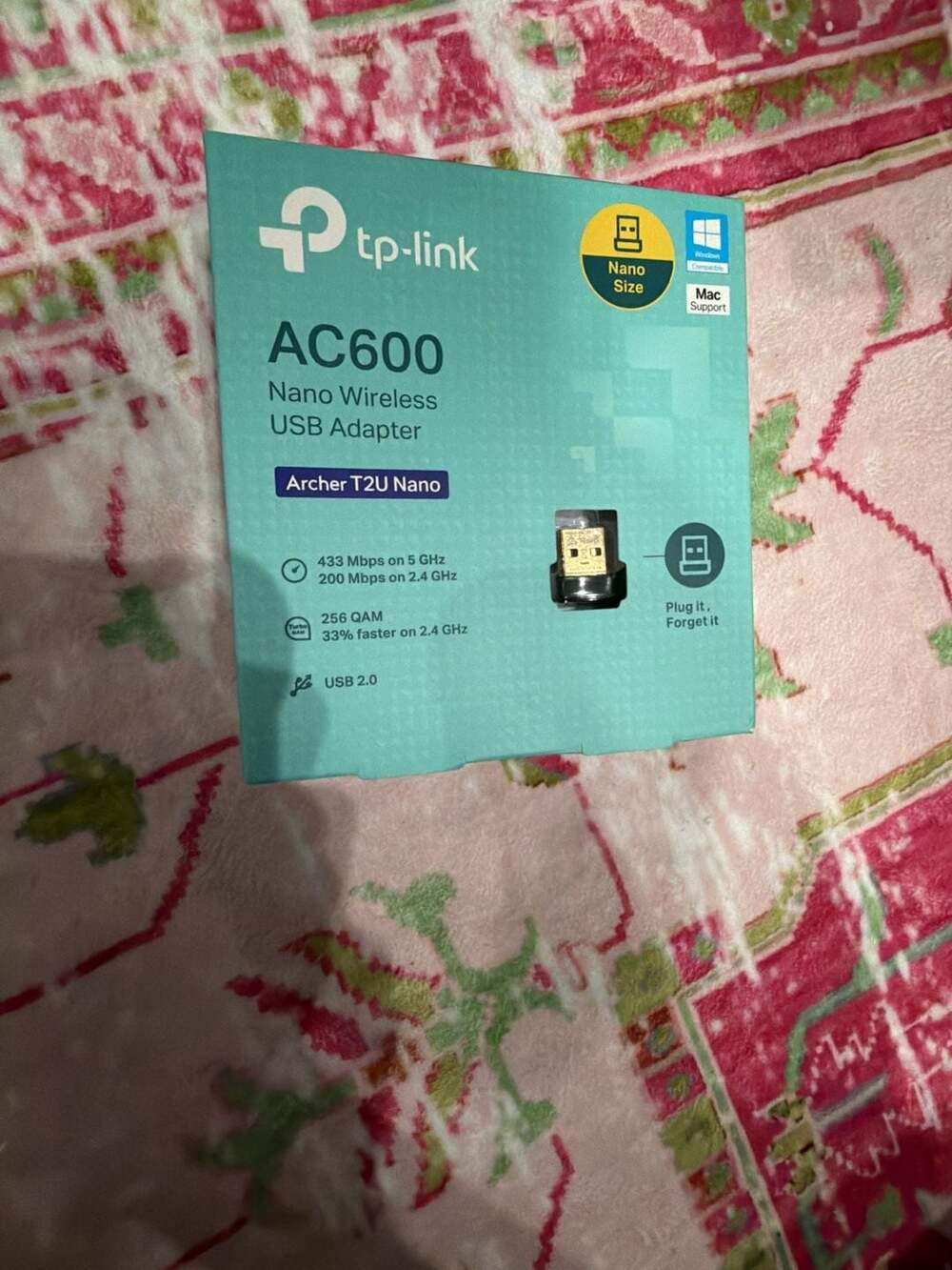TP-Link Archer T2U Nano AC600 Dual Band Wireless USB Adapter